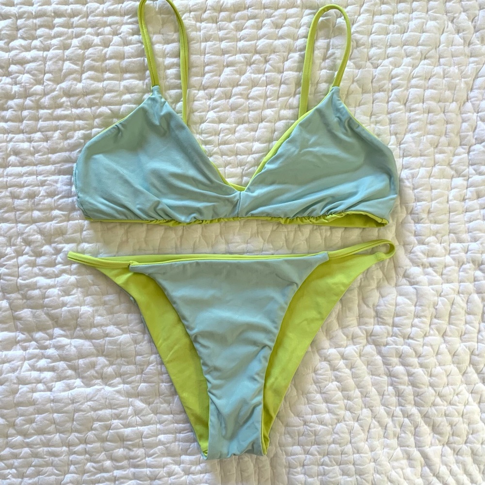 J.Crew reversible string bikini